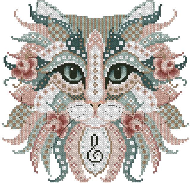 Colorful Cats Mozart